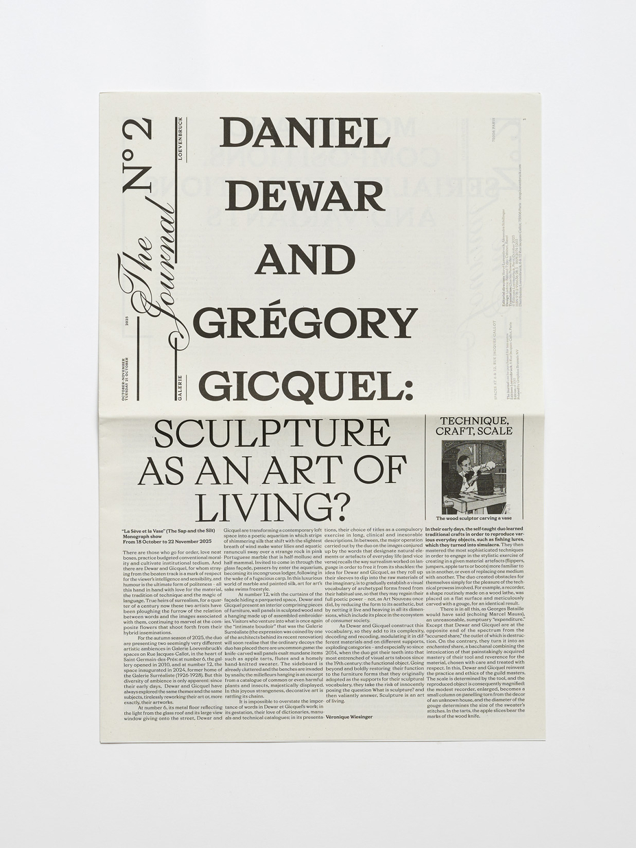 The Journal, Daniel Dewar and Grégory Gicquel — La Sève et la Vase (The Sap and the Silt)