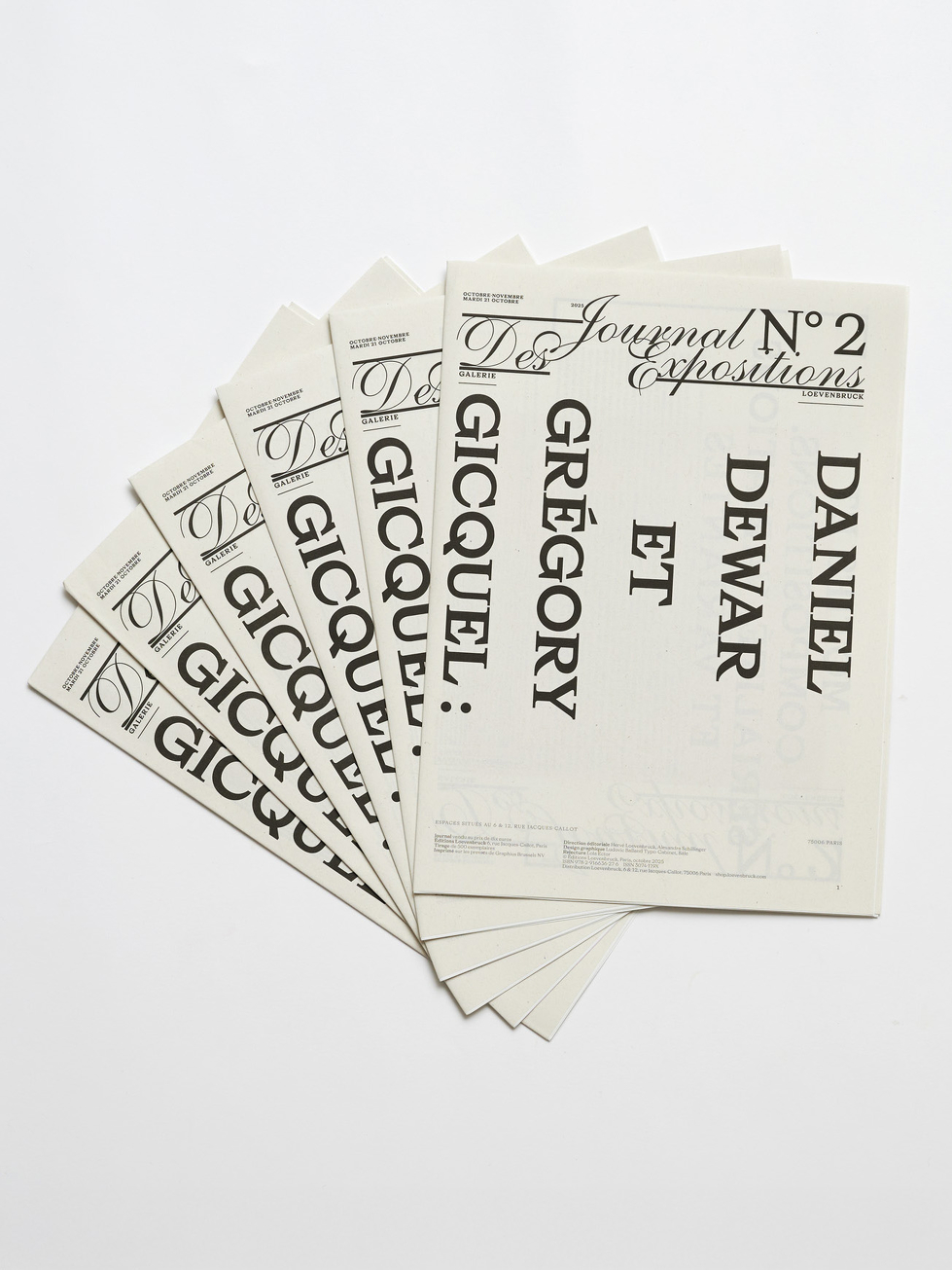 Journal des expositions, Daniel Dewar et Grégory Gicquel — La Sève et la Vase