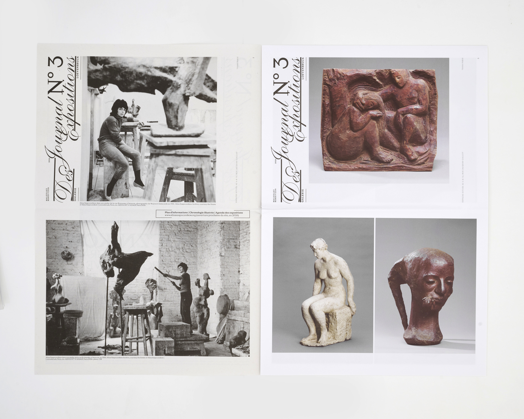 Journal des expositions, Alina Szapocznikow : Fragments d’autobiographie. Une rétrospective du centenaire